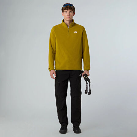 The North Face M Glacier Fleece 1/4 Zip Jacket Erkek Polar
