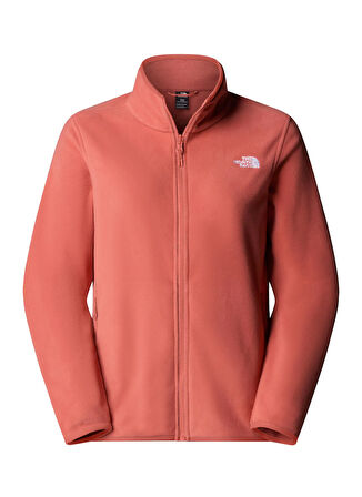 NF0A8D2FBOU1- GLACIER FLEECE JACKET Kahve Fermuarlı Standart Fit Kadın Polar Sweatshırt