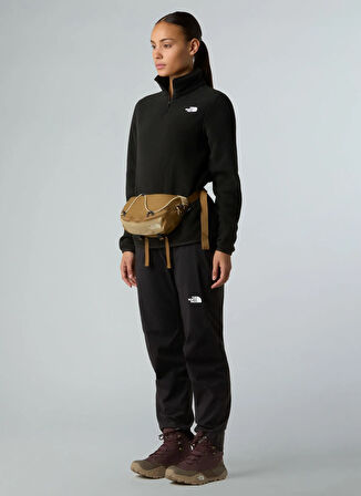 The North Face NF0A8D2JJK31-W GLACIER ZIP JACKET Siyah Fermuarlı Yaka Standart Düz Kadın Sweatshırt