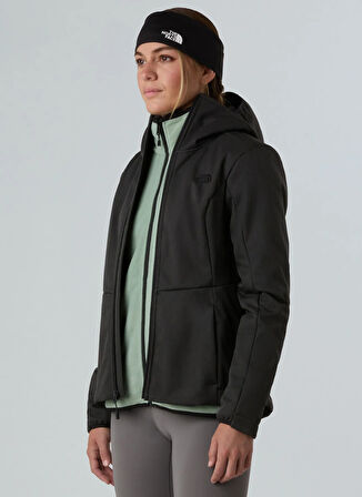 The North Face NF0A8DZJKS71-W QUEST SHELL JACKET Siyah Standart Düz Kadın Ceket