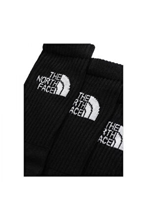 The North Face Nf0A8Ekx Everyday Standard Crew Sock 3P Siyah Unisex Çorap