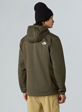 The North Face NF0A3YFP5WV1-M QUEST HOODED Yeşil Standart Düz Erkek Ceket