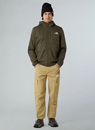 The North Face NF0A3YFP5WV1-M QUEST HOODED Yeşil Standart Düz Erkek Ceket