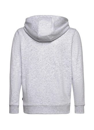 Vans Kapüşon Yaka Düz Gri Erkek Çocuk Eşofman Üstü VN000RBN1QI1-BY BLOCKED BOX FZ HOOD