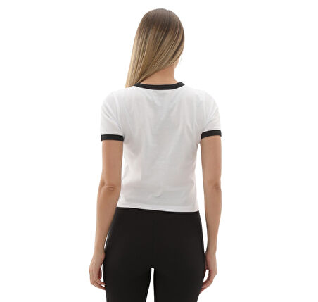 000RCEYB21-R Vans Apple Boom Rınger Tee Kadın T-Shirt Beyaz