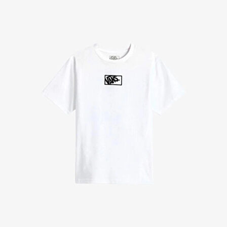 VANS BY BLOCKED BOX SS TEE VN000RBCWHT1