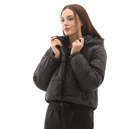 000PK1BLK1-R Vans Hillgate Cropped Puffer Kadın Mont Siyah