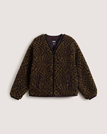 VANS Suffolk Cheetah Check Pile Coat KADIN CEKET VN000Q53EMS1