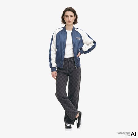 Vans Sirelle Novelty Puddle Kadın Siyah Pantolon