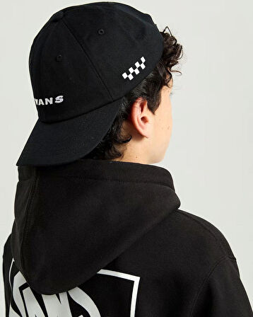 VANS Check Side Curved Bill Jockey VN000Q17BLK1