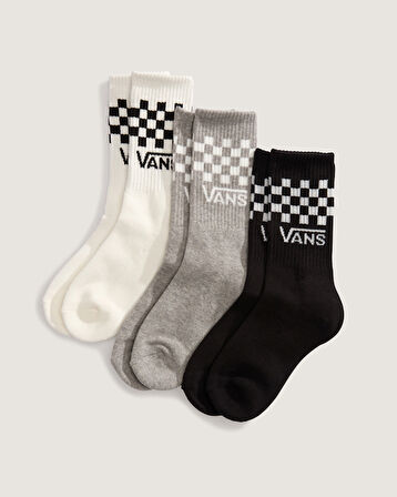 Vans Classic Check Crew Çorap - 3 Çift