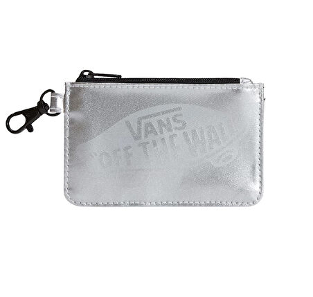 000Q9WSLV1-R Vans Off The Wall Zip Wallet C&amp;uuml;zdan Gri