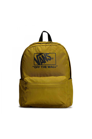 Vans Vn000H4W Old Skool Check Backpack Hardal Unisex Spor Çanta