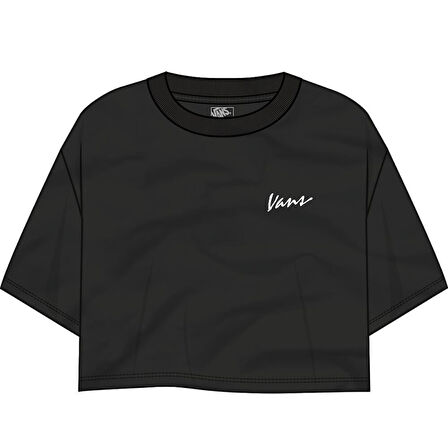 Classic Script Kadın Siyah T-Shirt - VN000QDF