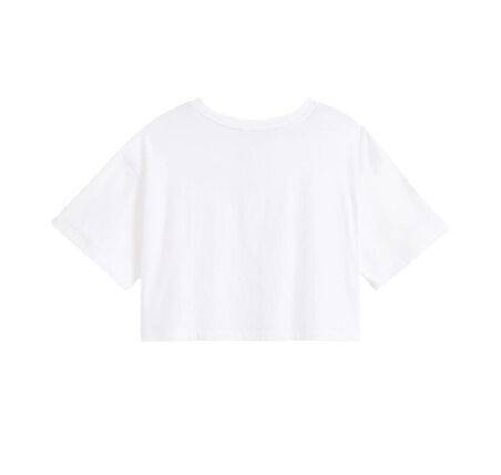 000QDFWHT1-R Vans Classic Script Kadın T-Shirt Beyaz