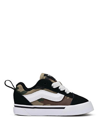 Vans Siyah - Kahve Bebek Yürüyüş Ayakkabısı VN000D0KYJ71-Knu Skool Elastic Lace