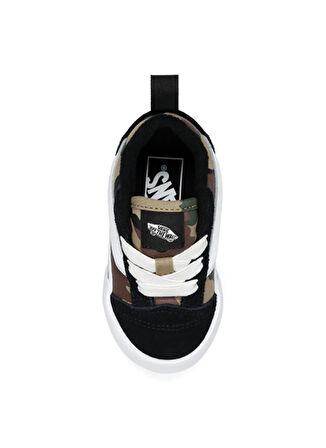 Vans Siyah - Kahve Bebek Yürüyüş Ayakkabısı VN000D0KYJ71-Knu Skool Elastic Lace