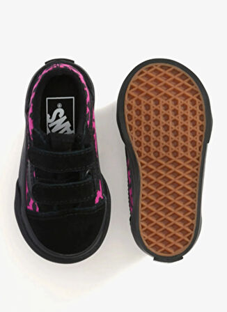 Vans Siyah - Pembe Bebek Yürüyüş Ayakkabısı VN000CTGPIB1-Old Skool V