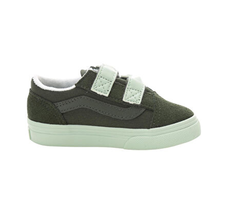 000D1BEMU1-R Vans Old Skool V Bolt Strap Bebek Spor Ayakkabı Haki