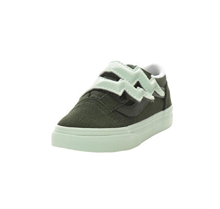 000D1BEMU1-R Vans Old Skool V Bolt Strap Bebek Spor Ayakkabı Haki