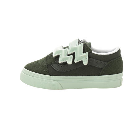 000D1BEMU1-R Vans Old Skool V Bolt Strap Bebek Spor Ayakkabı Haki