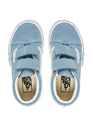 Vans Mavi Kız Çocuk Yürüyüş Ayakkabısı VN000D4DCFL1-Old Skool V Heart
