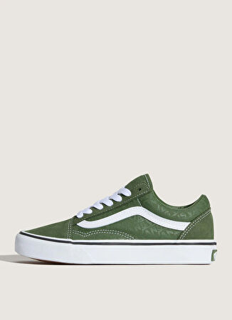 Vans VN000D2VZ3R1-Old Skool Yeşil Süet + Deri Kadın Lifestyle Ayakkabı