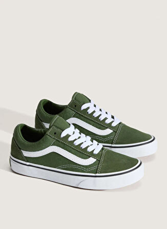 Vans VN000D2VZ3R1-Old Skool Yeşil Süet + Deri Kadın Lifestyle Ayakkabı