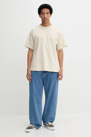 LEFT CHEST II LOOSE SS Erkek Bej T-Shirt - VN000P1P