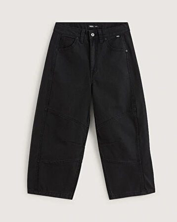VANS Blaire Cropped Barrel Pant VN000R3GBLK1