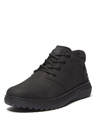 Timberland Deri Siyah Erkek Bot HUDSON ROAD MID LACE UP CHUKKA BOOT