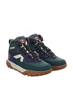 Timberland Tb0A6Ash Greenstride Motion 6 Mid Lace Up Waterproof Yeşil Unisex Bot