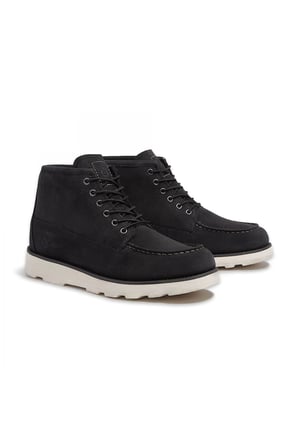 Timberland Tb0A6Cep Britton Mills Mid Lace Up Chukka Boot Süet Siyah Erkek Bot