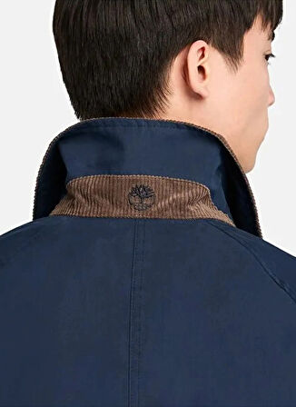 Timberland TB0A44GB4331-Waterproof Barn Coat Mavi Regular Fit Düz Erkek Ceket