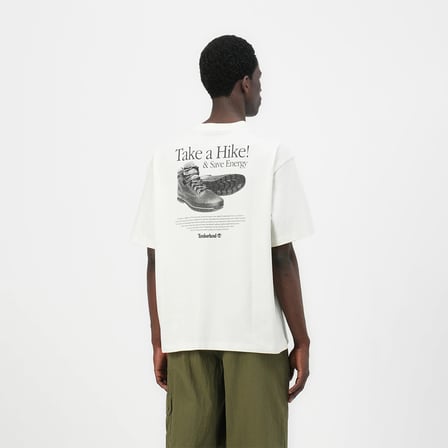 Timberland Take A Hike Back Graphic Erkek Ekru Tişört