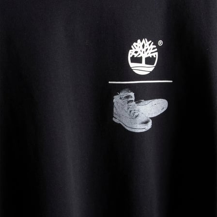 Timberland Take A Hike Back Graphic Erkek Siyah Tişört