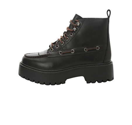 B0A27YZW021-R Timberland Stone Street Mıd Lace Up Boot Kadın Bot Ve &amp;Ccedil;izme Siyah