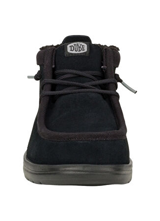 Hey Dude Süet Siyah Erkek Bot Wally Mid GripR Warmth