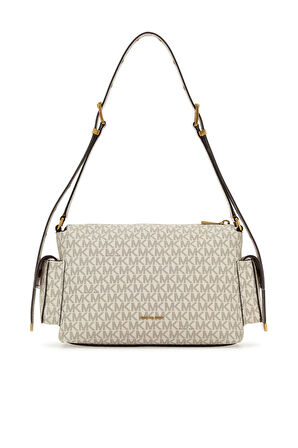 Kadın Md Pckt Shldr Omuz Çantası - Krem | undefined