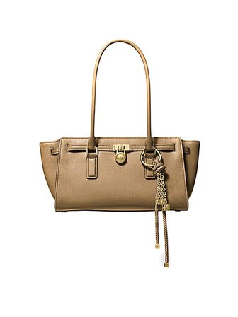 Michael Kors Kadın Marka Logolu Charm Aksesuar Detaylı Günlük Kullanıma Uygun Şık Görünüşlü Bej Omuz Çantası 30F5GNXT0L 297
