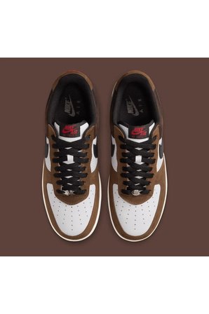 Air Force 1 Low Kahverengi Beyaz Günlük Sneaker Ayakkabısı