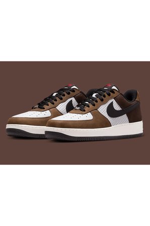 Air Force 1 Low Kahverengi Beyaz Günlük Sneaker Ayakkabısı