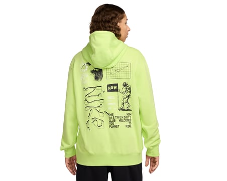 Nike M Nk Club Ft Po Hdy Moon Gfx Erkek Sweatshirt HQ8594-736