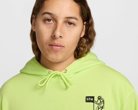 Nike M Nk Club Ft Po Hdy Moon Gfx Erkek Sweatshirt HQ8594-736
