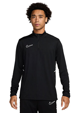 Nike Dri-fit ACD25 Dril Top Br HJ3783-010 Siyah Erkek Futbol Antrenman Uzun Kollu Tişört