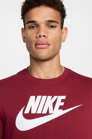 Nike Sportswear Clup Standart Kesim Bordo Erkek Spor Tişört