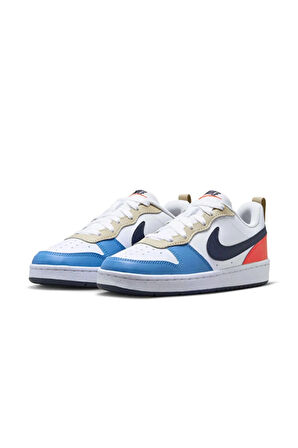 Nike Court Borough Low Recraft (Gs) Genç Günlük Ayakkabı DV5456-124 Beyaz