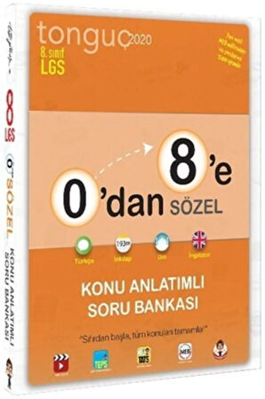 Tonguç 8.sınıf 0'dan 8'e Sözel Konu Anlatımlı Soru Bankası