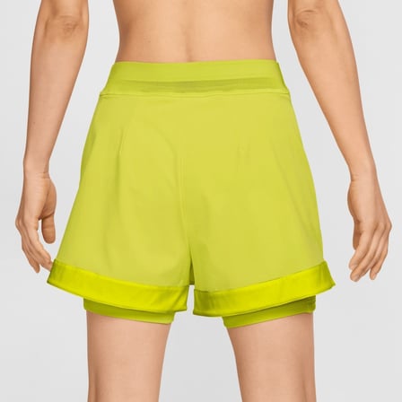 NikeCourt Slam Dri-FIT Kadın Sarı Tenis Şort Eteği HF6449-344