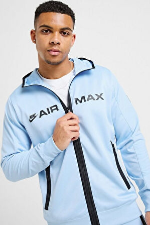 Nike Nsw Clup Air Max Hoodie Erkek Mavi Spor Ceket 